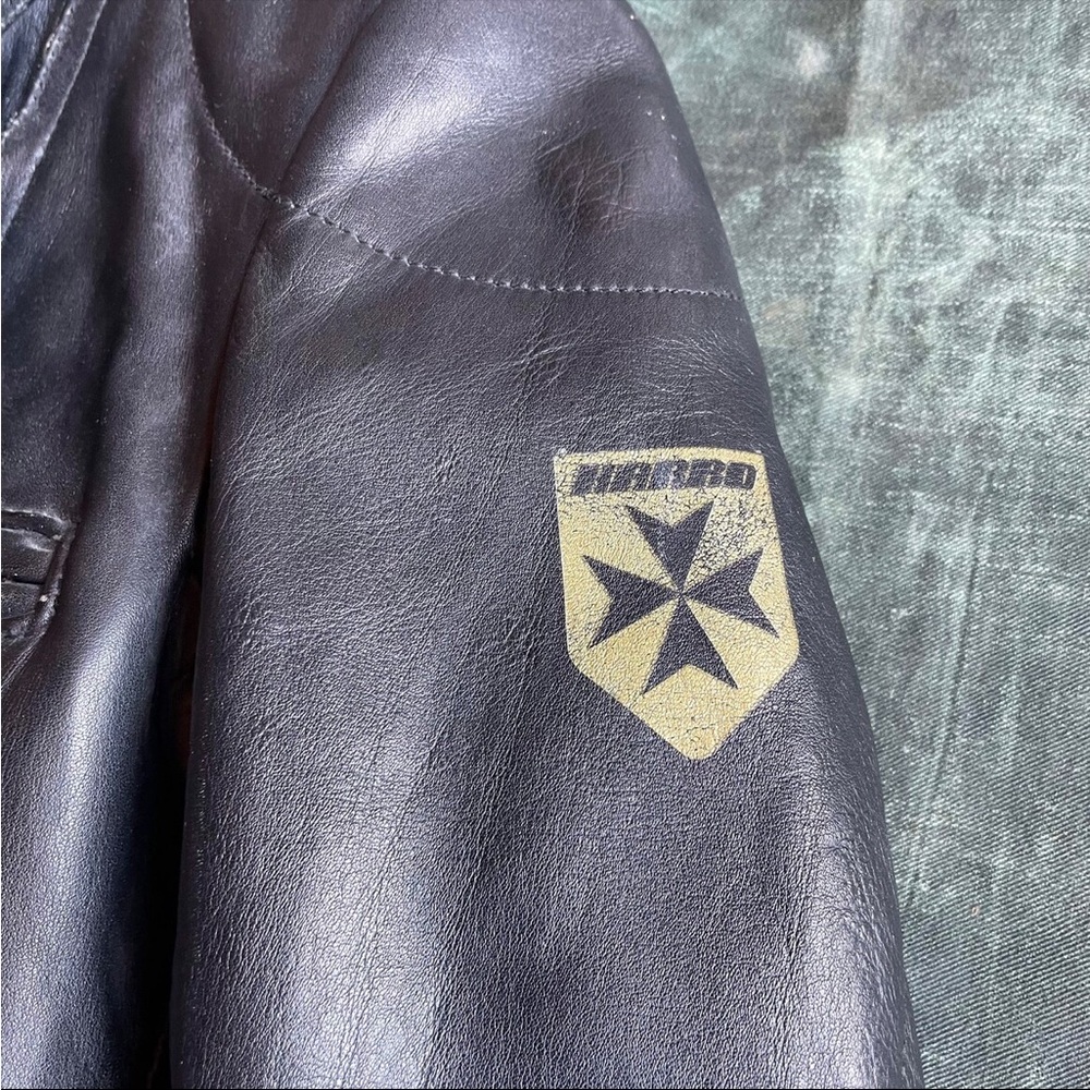 1980’s HARRO Leather Perfecto Style Motorcycle Jacket Black Leather - Picture 6 of 10